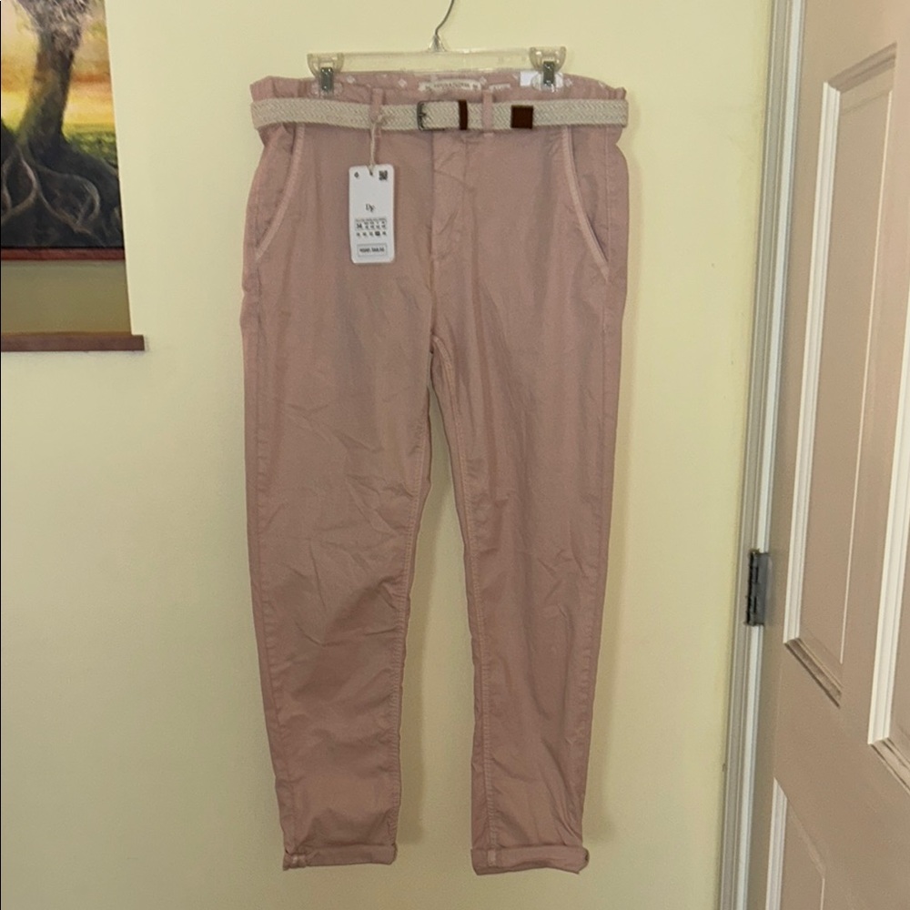 Denim & Flower Pink Chinos Cotton-Blend